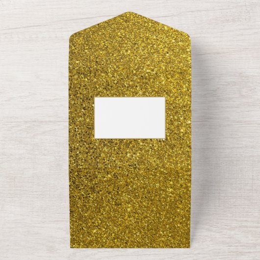 LeahGブルーのイスラム教徒の結婚式がNikahを招待 オールインワン招待状 (外側)