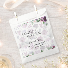 LeahGプラムパープルベリーフローラ結婚の秋冬 フェイバーバッグ