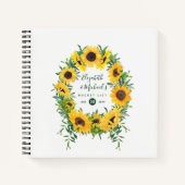 LeahG予算ひまわりリースバケット一覧ジャーナル ノートブック (正面)