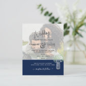 LeahG写真オーバーレイGypsophila Wedding Invite (スタンド正面)