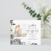 LeahG白黒バラフォトオーバーレイ結婚ズ (スタンド正面)