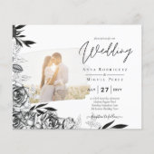 LeahG白黒バラフォトオーバーレイ結婚ズ (正面)