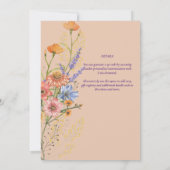 LeahG Bohoフローラ春サマーフラワーショー 招待状 (裏面)