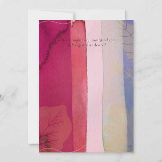 LeahG BUDGETのベリ結婚ーレッドパープルウォーター色 (裏面)