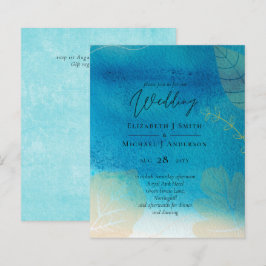 LeahG BUDGETの結婚海ブルーウォーター色