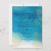 LeahG BUDGETの結婚海ブルーウォーター色 (正面)