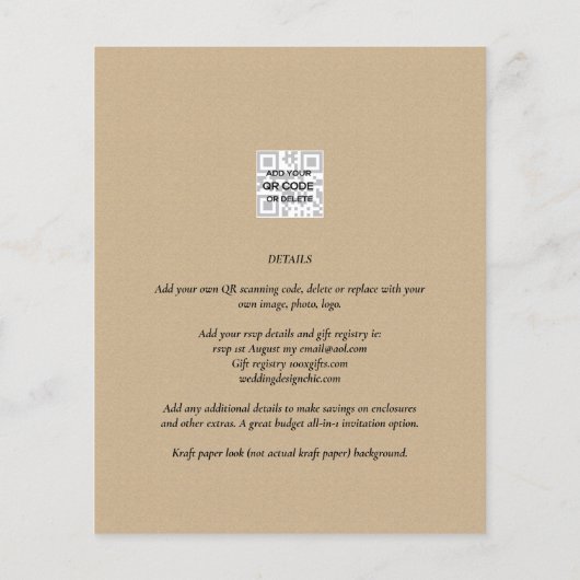 LeahG BUDGETジプソフィラ写真オーバーレイ結婚ズ (裏面)