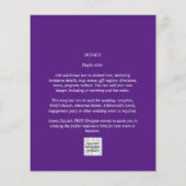 LeahG BUDGETブルンチバブリーブライダルシャワー結婚ズ チラシ (裏面)