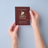 LeahG BUDGETブルンチバブリーブライダルシャワー結婚ズ チラシ (手)