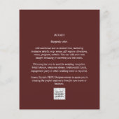 LeahG BUDGETブルンチバブリーブライダルシャワー結婚ズ チラシ (裏面)