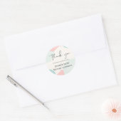 LeahG BUDGET抽象芸術シーシェーズ結婚ズスイート ラウンドシール (封筒)