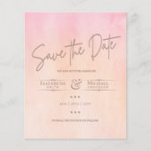 LeahG BUDGET日付の焼けた桃の水色を保存 (正面)