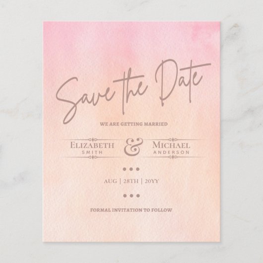 LeahG BUDGET日付の焼けた桃の水色を保存 (正面)