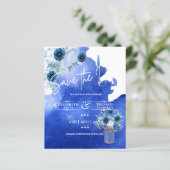 LeahG BUDGET日付を保存する青いフローラ (スタンド正面)