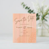 LeahG BUDGET日付を保存Cinammon抽象芸術 (スタンド正面)