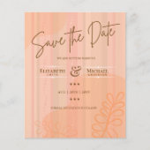 LeahG BUDGET日付を保存Cinammon抽象芸術 (正面)