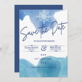 LeahG BUDGET日付を青で航海の保存 (正面/裏面)