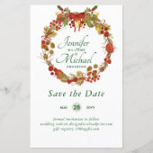 LeahG BUDGET日救付き赤素朴フェスティバルリース (正面)