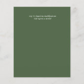 LeahG BUDGET日救付き赤素朴フェスティバルリース (裏面)