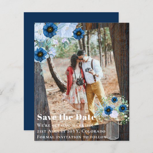 LeahG BUDGET PHOTO日付を保存するチームプレート (正面/裏面)