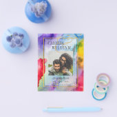 LeahG Rainbowプライドインクフォト結婚ズの日救付き チラシ (シングル)