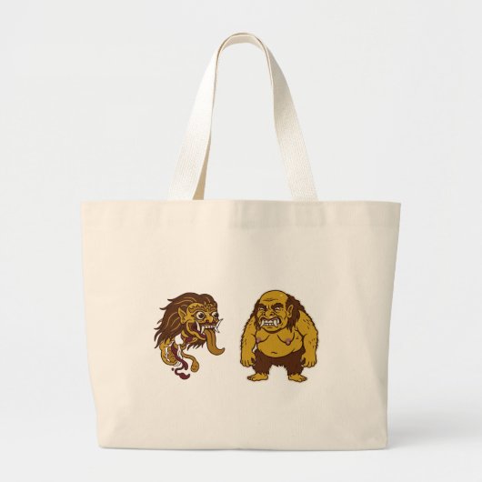 Leak & Celuluk ラージトートバッグ (正面)