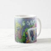 Leakeの通り-ロンドンで取られる落書きのマグ コーヒーマグカップ (正面右)