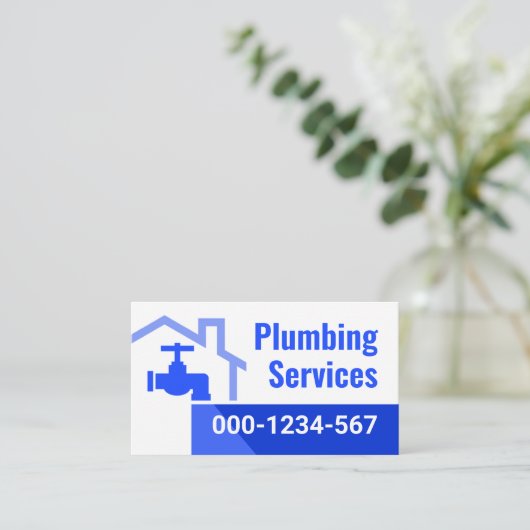 Leaking Faucet From Building Frame 名刺 (スタンド正面)