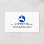 Leaking Faucet From Building Frame 名刺 (裏面)