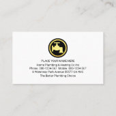 Leaking Faucet Pipe Under Rooftop 名刺 (裏面)