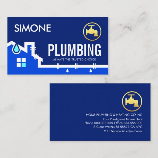 Leaking Home Pipe Frame 名刺 (正面/裏面)