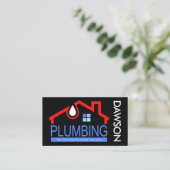 Leaking Home Plumbing Service 名刺 (スタンド正面)