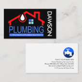 Leaking Home Plumbing Service 名刺 (正面/裏面)