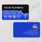 Leaking Home Water Pipe Frame 名刺 (正面/裏面)