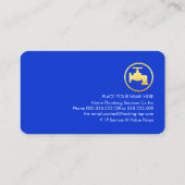 Leaking Home Water Pipe Frame 名刺 (裏面)