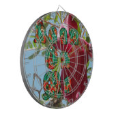 Lean 感動的 On Meフローラスカイワードアートプリント ダーツボード (正面左)