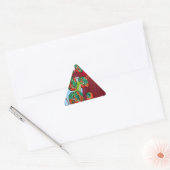 Lean 感動的 On Meフローラスカイワードアートプリント 三角形シール (封筒)