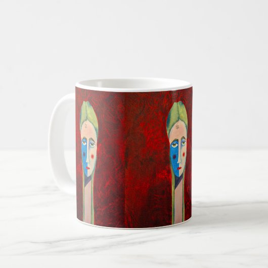 "Lean In - Lean Out" コーヒーマグカップ (正面左)