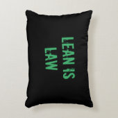 Lean is Law Fitness Personal Trainer Bodybuilding アクセントクッション (正面(垂直))