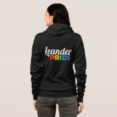 Leander Pride Zip-Up Hoodie (Women's) パーカ (裏面フル)