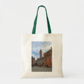 Leaning Bell Tower of Santo Stefano Venice Italy トートバッグ (正面)