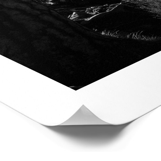 Leaning Pine at Derwentwater Poster ポスター (角)