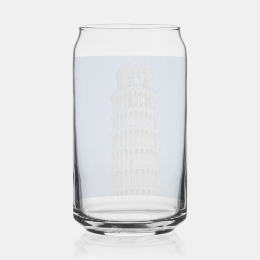 Leaning Tower at Dusk ガラス缶 (正面)