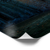 Leaning Tower of Pisa by night ポスター (コーナー)