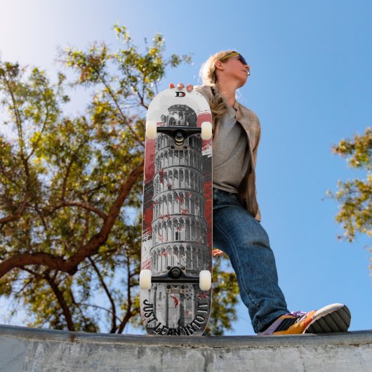 Leaning Tower of Pisa Dd Brand スケートボード (室外1)