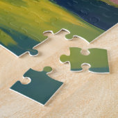 Leaning Tower of Pisa Italy Painting ジグソーパズル (側面)