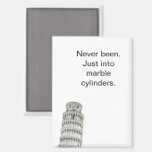 Leaning Tower of Pisa Travel Refrigerator マグネット (正面/裏面)