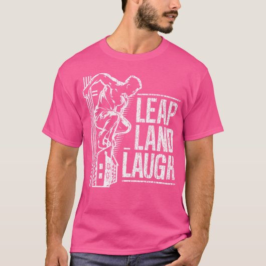 Leap And Laugh Parkour Tシャツ (正面)