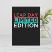 Leap Day Limited Edition February 29 Birthday Gift 招待状 (スタンド正面)