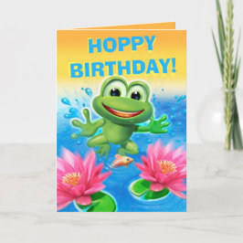 Leap Frogのカスタム誕生日カード標準 カード